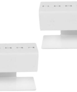 Healeved Lot De 2 Supports De Pinces À Épiler De Maquillage À 8 Emplacements Organiseur De Pinces À Épiler Pour Extensions De Outil De Salon En Acrylique