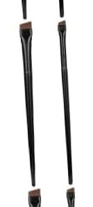 Healeved 15ensembles Pinceau à Eyeliner Ultra Fin Et Brosse à Sourcils De Outils De Maquillage Pour Trait Et Élégant