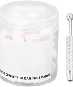 Lot de 50 éponges douces haute densité pour nettoyer les ongles, accessoires indispensables pour le nettoyage des ongles, outils de conception de brosse à clouer