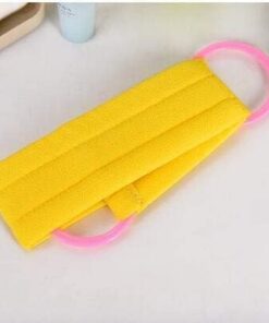 Serviette exfoliante pour le corps Épaississement SPA Spa Scrubber Sponge Bath Body Brosse Bandoulière Bandes De Douche Massage Exfoliateur Lave-tampon de lavage pour la peau du corps Nettoyage Gants