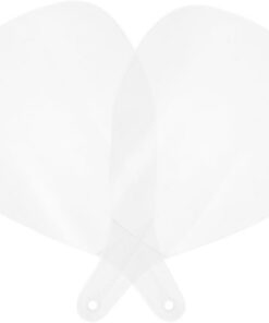 Housoutil Lot de 2 Masques Faciaux Transparents en Plastique pour Salon de Coiffure, Bouclier la Laque, Léger et Réutilisable, pour Soins Capillaires Professionnels et Protection Visage