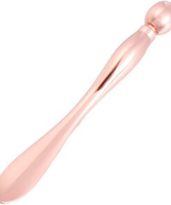 Bâtonnet Oculaire 2 Pièces en Alliage de Zinc, Rose | Outil de Massage des Yeux, Format Compact à Surface Lisse, Accessoire Portable Visage
