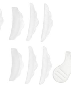Healvian 1ensemble Set De Pads Silicone Pour Extensions De Cils Avec Pinceaux y Accessoire De Maquillage Pratique Pour Salons Et Beauté à Domicile