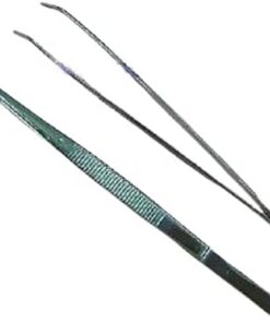 Lot de 2 pinces à épiler courbées de 15,2 cm