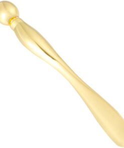 Healvian 2pièces Outil De Massage Des Yeux Alliage Doré Bâtons Ergonomiques à Double Embout Pour Absorption Crème Et Fatigue Oculaire Accessoires Soins Visage Portables