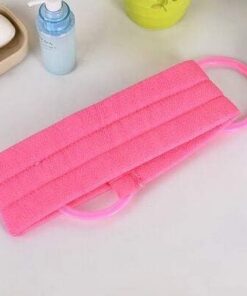Serviette exfoliante pour le corps Épaississement SPA Spa Scrubber Sponge Bath Body Brosse Bandoulière Bandes De Douche Massage Exfoliateur Lave-tampon de lavage pour la peau du corps Nettoyage Gants