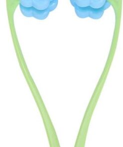 Artibetter Rouleau de Massage Facial Outil Manuel pour Promouvoir la Circulation Sanguine en Plastique Vert Clair Masseur Facial Lisse pour Femmes pour Soin du Visage et Menton