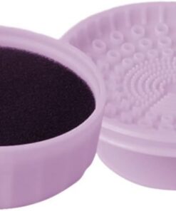 Housoutil Boîte De Nettoyage Pour Pinceaux De Maquillage à Double Usage Outil De Nettoyage Silicone Flexible Et Pour Entretien Facile Des Pinceaux