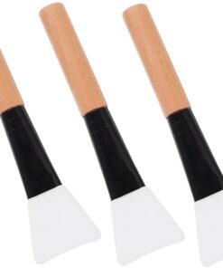 3pièces Pinceau Applicateur pour Masque Visage Outil de Soin de Peau Set de Pinceaux Cosmétiques pour Application Précise