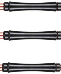 Angoily Set de 3 Pinceaux pour Maquillage Professionnel en Poils de Nylon Noir avec Surface Lisse et Couvercle, pour Maquillage des Yeux et Sourcils pour Femmes