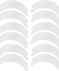 YARNOW Tapis pour cils en mousse PE blanc, 10 paquets, coussinets contour des yeux, outils de greffe de cils, usage sécurisé et pratique pour maquillage