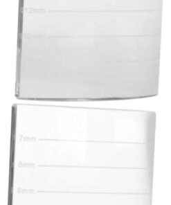 Housoutil 2pièces Porte Palette Verre Pour Colle Extensions De Cils Outil De Maquillage Pratique Pour Distinction Cils Et Application Facile