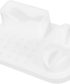 Healvian Organisateur de Forets à Ongles Compact avec Compartiments Catégorisés Base Antidérapante et Design Portable Boîte de Rangement Résistante pour Outils de Manucure et Meulage Usage