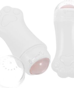 VICASKY 2pièces Masseur De Visage Forme De Patte De Chat Roller De Massage Facial Portable Pour Femmes Outil De Soin Peau Léger Et Ergonomique