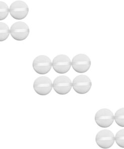 Healeved 18pièces Houppettes Rondes Peluche Pour Maquillage Outils De Poudrage Cosmétique Modèle Et Confortable Réutilisables Et Économiques