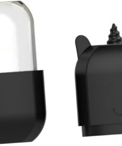 VALICLUD Masseur Facial en Silicone Noir Compact pour Massage Visage Yeux, Outil de Soulagement pour Usage à Domicile Voyage