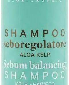 Maternatura, Shampoing Séborégulateur à l'Algue Kelp, Nettoie Délicatement, Routine Beauté pour le Cuir Chevelu et les Cheveux Gras, Bio, Made in Italy - 250 ml