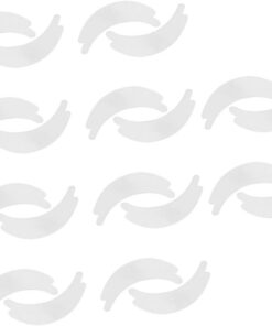 STOBAZA Lot De 10 Coussinets Pour Cils En Mousse Microcellulaire, Doux Et Respirant, Outils D’extension De Cils Pour Usage Professionnel Et Domestique, Accessoires Pratiques Pour Salons De Beauté