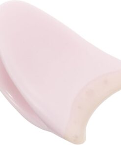 Pince à Faux Cils en Plastique Blanc Embout Silicone | Outil de Maquillage Simple et Stylé, Design Multifonction, Maintien de Forme, Usage Cils