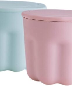 Healvian 2ensembles Bol De Nettoyage Pour Pinceaux De Maquillage Silicone Kit De Nettoyage Pour Outils De Beauté Compact