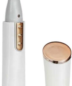 Recourbe-cils Électrique Blanc, Chauffant, en Abs et Métal, pour Femmes | Usage à Domicile, Chauffe Rapide, Prise en Main Confortable, Pile Aaa Incluse, Accessoire de Cils