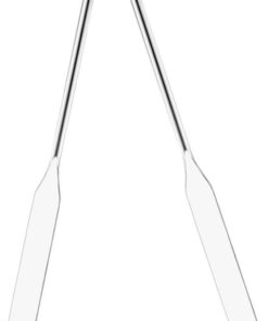 VICASKY 2 Pièces Spatules de Maquillage Acier Inoxydable Bâtons de Mélange Cosmétiques pour Fond de Teint et Nail Art Pratiques et Durables