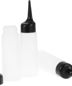 Healeved 3pièces Flacons De Teinture Pour Cheveux Bouteilles Souples Rechargeables Petite Distributeurs Compressibles Pour Coloration Shampooing Et Soins Capillaires Usage Salon Professionn