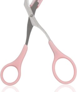 Ciseaux Sourcils et de Brosse avec Peigne, Sourcils Outil de Beauté, Homme Ciseaux Sourcils Tondeuse, Taille Sourcils & Peigne Détachable, Accessoires d'Épilation de Poignées de Doigt pour Femme
