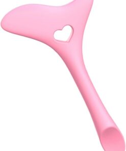 VICASKY Outil D'aide à L'eyeliner en Silicone Réutilisable Rose, Multi-usage et Facile à Nettoyer, Accessoire Pratique pour Maquillage des Yeux