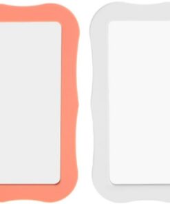 Artibetter Miroir Magnétique Portable PS 5x7 Pouces 2pcs en Verre Accessoire Pratique pour Casier et Boîte à Outils pour Salle de Bain, Bureau et École