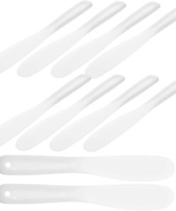 STOBAZA 20 pièces Spatules Maquillage pour Crème Visage Accessoires Cosmétiques Application Hygiénique Femmes et Filles Outil Multifonction pour Soins Peau Réutilisable