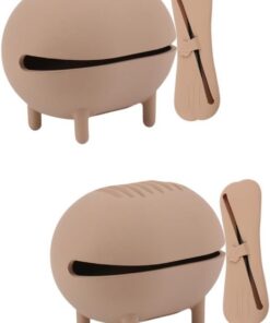 Housoutil 2ensembles Boîte De Rangement Silicone pour Éponges De Maquillage Ensemble De Pouf Et Boîte à Pinceaux Accessoire Pratique Et Portable pour Rangement des Outils Cosmétiques
