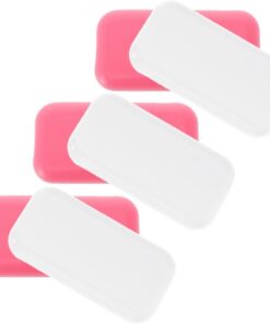 VOSAREA 6pcs Coussins Frontaux en Silicone Réutilisables pour Greffes de Cils, Design Délicat, Accessoires Essentiels pour Extension et Maquillage des Faux-cils