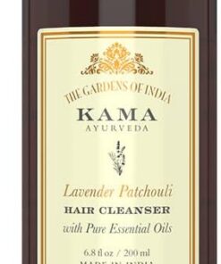 Kama Ayurveda Lavande Patchouli Nettoyant Cheveux Aux Huiles Essentielles Pures De Lavande Et Patchouli, 200ml