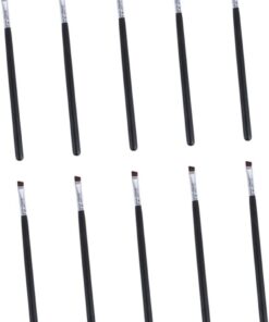 Housoutil 30pièces Brosse à Sourcils Portable Set De Pinceaux Anglés Pour Maquillage Outils Cosmétiques Miniatures Pour Sourcils Et Yeux