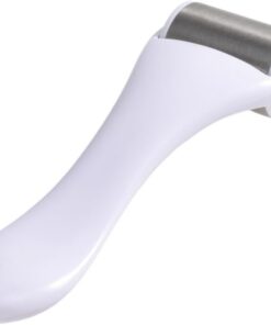 Outil de Massage Visage Portable Blanc pour Maison et Voyage | Plastique et Métal, Accessoire Beauté Compact, pour Amies, Format Pratique