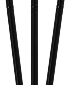 YARNOW Set Pinceaux Maquillage Professionnel 3Pcs en Aluminium pour Maquillage des Yeux Femme Usage Quotidien et Déplacements