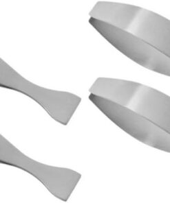 Healvian 4pièces Pince à Épiler Cuisine Multi-Fonction Acier Inoxydable pour Retirer Poils Animaux et Arêtes de Poisson Outil Pratique et Portable pour Usage Domestique