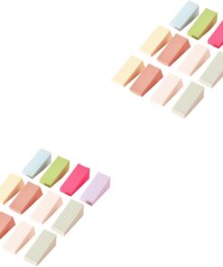 Healeved 48pièces Éponges Triangulaires Pour Nail Art Outils De Manucure Pour Designs De Vernis Dégradé Accessoires Créatifs Pour Femmes Et Hommes