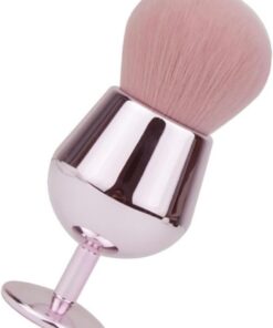 Artibetter Pinceau à Blush Professionnel pour Maquillage, Outil Cosmétique Poils en Fibre et Manche en Plastique Rose, pour Estomper et Fixer le Fond de Teint