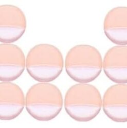 Healeved 40pièces Houpette De Maquillage Ronde Outils Confortables Pour Application De Parfaites Pour Et Femmes