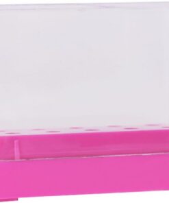Artibetter Boîte de Rangement pour Têtes de Ponçage Ongles Plastique Organisateur Transparent pour Accessoires Manucure pour Salon et Usage Personnel