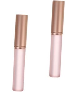 Healeved 4pièces Pinceaux à Rétractables Outils De Maquillage Brosse Portable Avec Couvercle Accessoire Pratique Pour Maquillage