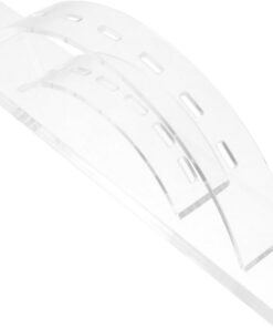 Support pour Pinces à Épiler Transparent à 6 Trous en Acrylique | Rangement Compact pour Atelier, Accès Rapide aux Outils, Adapté École D’ongles et Salon Beauté