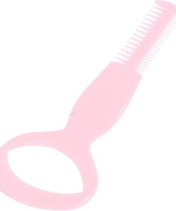 YARNOW Peigne à Cils Pratique pour Protection et Coiffage des Cils Double Face en Plastique Solide Outil Guide-mascara Couleur Aléatoire au Quotidien