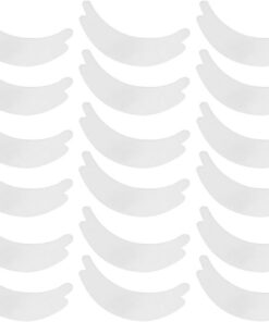 STOBAZA Patchs Contour des Yeux en Mousse Blanche, 10 Paquets de Coussinets pour Greffe de Cils, Accessoires Jetables pour Maquillage Professionnel en Institut