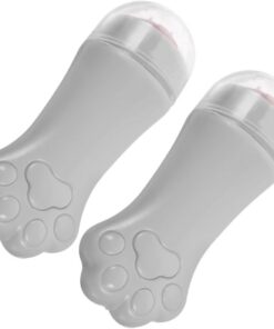 Healvian 2pièces Lot Massage Pour Visage Outils De Massage Pour Soins De Peau Design Chat Unique