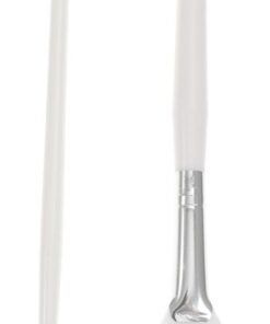 VALICLUD Pinceau Masque Visage Éventail Blanc, Outil Applicateur Confortable et Facile à Nettoyer, Lot de 2pcs pour Soin Peau et Application de Masque