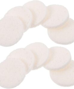 Housoutil 40pièces Disques Démaquillants Arrondis Simples Disques Démaquillants pour Fille Outils de Maquillage