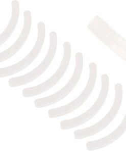 Porte-cils Professionnel pour Extensions de Cils, 10 Pièces Abs Blanc | Outil de Création de Motifs, Facile à Nettoyer Transporter, avec Bouteille